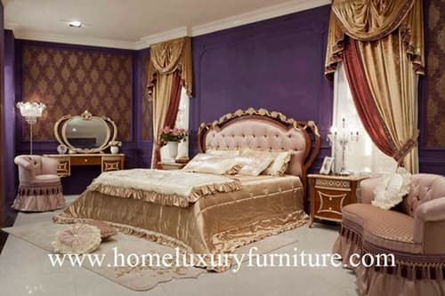 King bed  Bedroom set Solid wood Bed